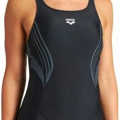 Beste Pirce 🎉 Arena - W Kaori Combinaison - Zwart/Grijs 🎉 -lingerie-dames-badmode Verkoop 350x840