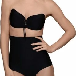 Flash-uitverkoop ✔️ Bye Bra Lace-It Bh, Zelfklevende Bh, Push-Up Bh, Plak BH Vetersluiting, Strapless En Backless Bh, Cup A-E, Zwart, D 🧨 -lingerie-dames-badmode Verkoop 375x840 1