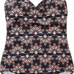 Promo 🤩 La V Badpak Dames Met V Hals - People Pattern - M (Valt Klein) 🤩