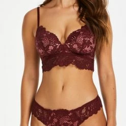 Coupon 😍 Hunkemöller Dames Lingerie String Shiloh - Rood - Maat 3XL 🔥 -lingerie-dames-badmode Verkoop 435x840 1
