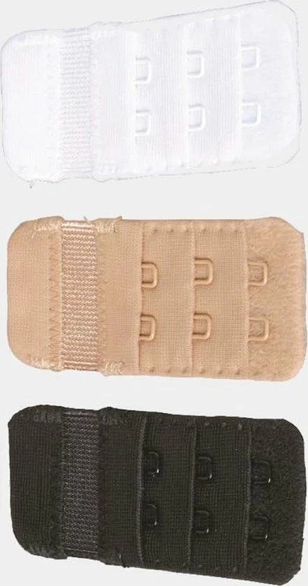 Goedkoop π MAGIC Bodyfashion Bra Extender Black/White/Latte Vrouwen - Maat 2HK38 π 3 Goedkoop π MAGIC Bodyfashion Bra Extender Black/White/Latte Vrouwen - Maat 2HK38 π