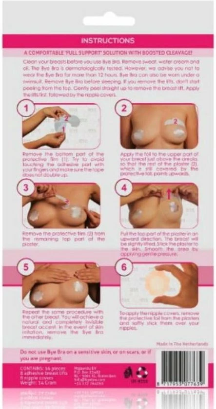 Aanbiedingen 🎉 Bye Bra - Borst Lift & Zijden Tepel Covers A-C 3 Paar 🔔 27 Aanbiedingen 🎉 Bye Bra - Borst Lift & Zijden Tepel Covers A-C 3 Paar 🔔 - Afbeelding 25