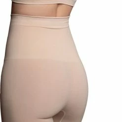 Begroting 🎉 Bye Bra Corrigerende Naadloze Hoge Taille Shorts, Buik- En Been Correctie, Shapewear Voor Dames, Beige, S 🔔 -lingerie-dames-badmode Verkoop 444x840 3