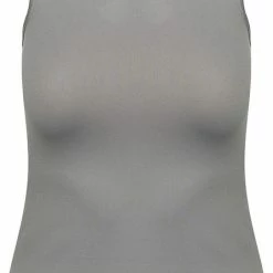 Uitgang π RJ Bodywear RJ Pure Color Dames π Shirt Middengrijs S π
