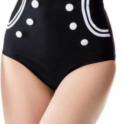 Begroting π Belsira π Bikinibroekje -L- Vintage Zwart/Wit π₯°