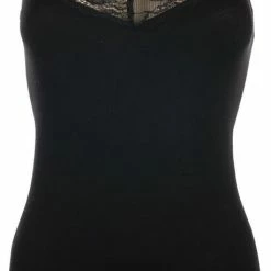 Coupon 🎉 Ten Cate 👚 Shirt Met Brede Bandjes 2Pack Lace Zwart - Maat M ⭐