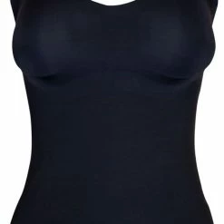 Uitgang 🧨 MAGIC Bodyfashion Racerback Bra Top Vrouwen Onderhemd Zwart - Maat M ❤️