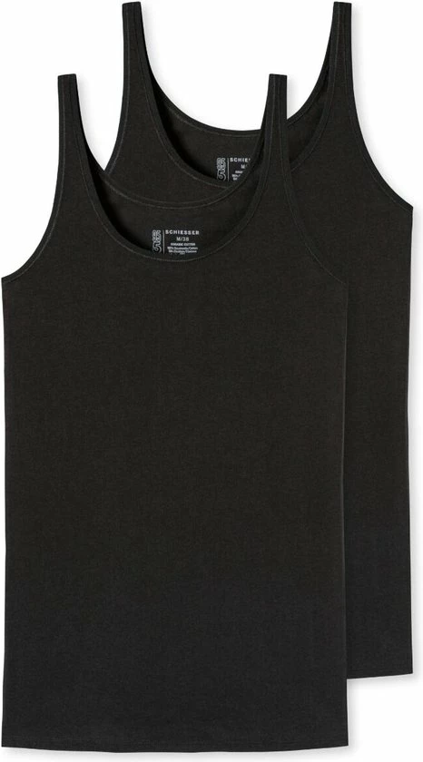 Promo π― Schiesser 95/5 Organic 2PACK Tanktop Dames Onderhemd - Maat 46 π 3 Promo π― Schiesser 95/5 Organic 2PACK Tanktop Dames Onderhemd - Maat 46 π