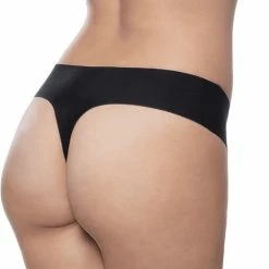 Top 10 ✔️ Bye Bra Onzichtbare String, Naadloos Ondergoed Dames, String, Seamless String, Seamless Ondergoed Dames 2 Pack - Beige/Zwart, XL ❤️ -lingerie-dames-badmode Verkoop 482x840