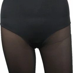 Korting π Merkloos Dames Tailleslip Met Lange Pijp Lichtcorrigerend Invisible Zwart- Maat L π