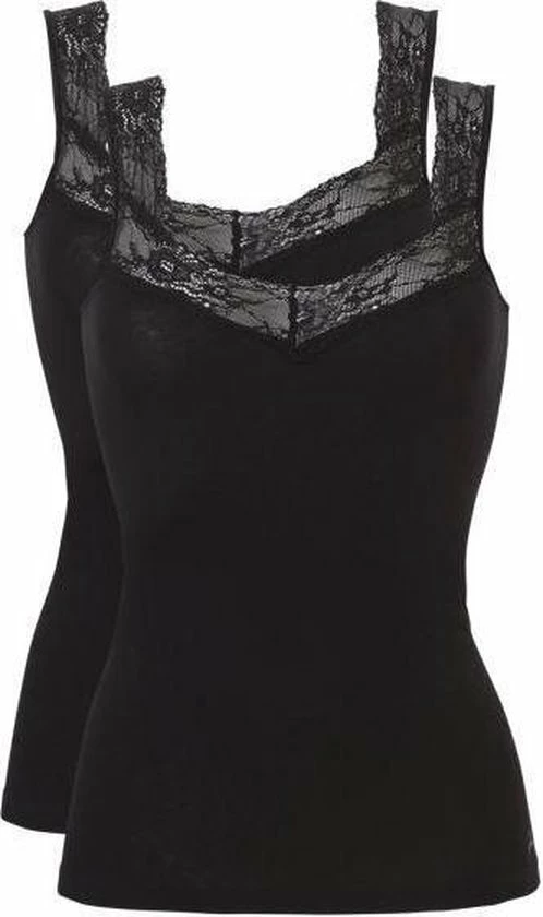 Coupon 🎉 Ten Cate 👚 Shirt Met Brede Bandjes 2Pack Lace Zwart - Maat M ⭐ 7 Coupon 🎉 Ten Cate 👚 Shirt Met Brede Bandjes 2Pack Lace Zwart - Maat M ⭐ - Afbeelding 5