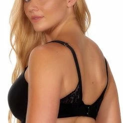 Beste Pirce 😀 After Eden D Cup & Up After Eden D-Cup & Up Dames Faro Voorgevormde BH - Zwart - Maat D90 ❤️ -lingerie-dames-badmode Verkoop 500x840