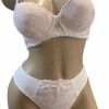 Groothandel 🥰 Merkloos Bh Setje Push Up 90B Wit/roze 💯 -lingerie-dames-badmode Verkoop 501x840 2