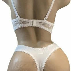 Groothandel 🥰 Merkloos Bh Setje Push Up 90B Wit/roze 💯 -lingerie-dames-badmode Verkoop 503x840