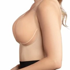 Kopen ❤️ Bye Bra Sculpting Silicone Lifts, Siliconen Borstlifting, Zelfklevend, Herbruikbaar, Strapless, Onzichtbaar, Zelfklevende Beha, Beige, Cup F 🎁 -lingerie-dames-badmode Verkoop 531x840 2