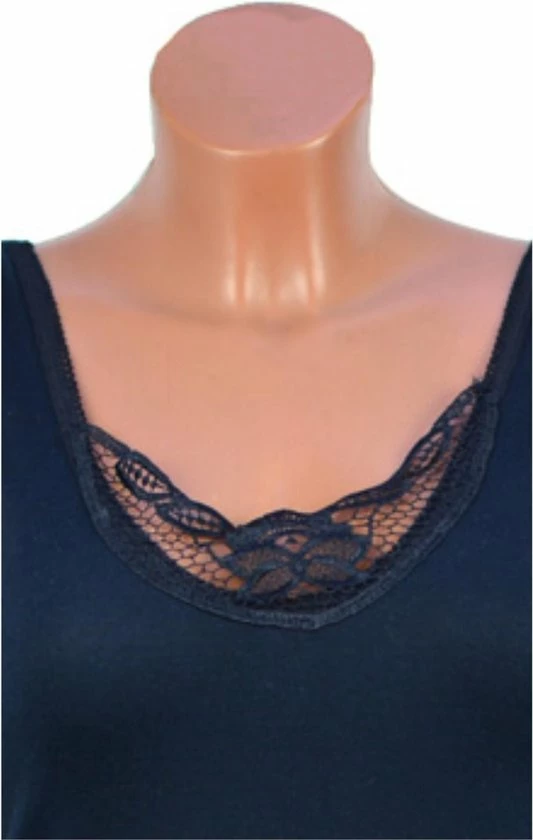 Uitgang 𧨠Donex 4 Stuks Dames Hemd Met Kant - 100% Katoen - Zwart- Maat M 40-42 βοΈ 4 Uitgang 𧨠Donex 4 Stuks Dames Hemd Met Kant - 100% Katoen - Zwart- Maat M 40-42 βοΈ - Afbeelding 2