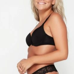 Goedkoop ⭐ LingaDore - Daily Uni-Fit BH Dark Slade - Maat 80B - Blauw Grijs - Met Beugel - Dames 🤩 -lingerie-dames-badmode Verkoop 536x840 1