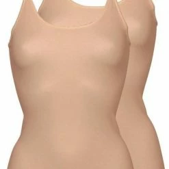 Beste Pirce 😍 Ten Cate 👚 Shirt Met Smalle Bandjes 2Pack Basic Beige - Maat XL 👍 -lingerie-dames-badmode Verkoop 540x840