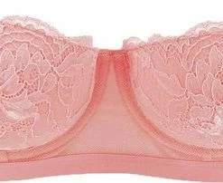 Groothandel 😀 Viuma Milano Viuma Vrouw Rooskleurig 468661 Strapless Beha Bloemen Design Kanten Zachte Push Up Bh Dagelijks Comfort Hoogwaardig Kwaliteit 🛒
