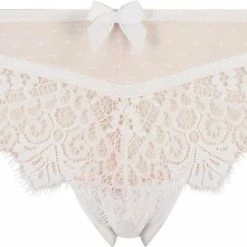 Beste Pirce 🤩 Hunkemöller Dames Lingerie Brazilian Marilee - Wit - Maat M ✔️