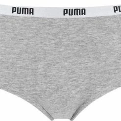 Hete verkoop 🌟 PUMA Dames Mini Short 3-pack - Wit/Grijs/Zwart - Maat L 🧨 -lingerie-dames-badmode Verkoop 550x296 2