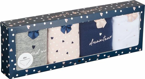 Hete verkoop β Happy Shorts Dames Slips Hartjes Print Valentijn 4-Pack D687 - Maat 42 π 6 Hete verkoop β Happy Shorts Dames Slips Hartjes Print Valentijn 4-Pack D687 - Maat 42 π - Afbeelding 4