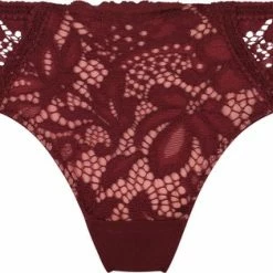 Coupon 😍 Hunkemöller Dames Lingerie String Shiloh - Rood - Maat 3XL 🔥 -lingerie-dames-badmode Verkoop 550x314 3