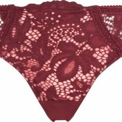 Coupon 😍 Hunkemöller Dames Lingerie String Shiloh - Rood - Maat 3XL 🔥