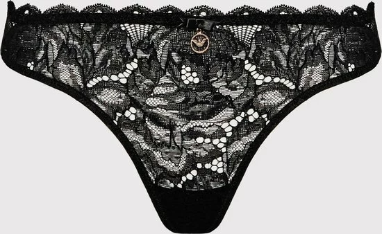 Aanbiedingen π₯° Emporio Armani Eternal Lace Thong - Zwart - Maat S π 3 Aanbiedingen π₯° Emporio Armani Eternal Lace Thong - Zwart - Maat S π