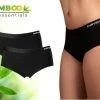 Goedkoopste ⭐ Bamboo Essentials - Ondergoed Dames - Hipster - Bamboe - 2 Stuks - Zwart - S - Lingerie - Boxershort Dames - Onderbroeken Dames - Dames Slips - Dames Ondergoed 🔥 -lingerie-dames-badmode Verkoop 550x366 7