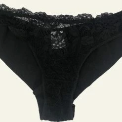 Gloednieuw 🧨 Jadea LovelyGirl Braziliaans Slip, Van Katoen En Kant, ZWART Maat M 🥰 -lingerie-dames-badmode Verkoop 550x367 1