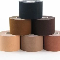 Promo 🧨 Merkloos House Of 5 Boob Tape - Boobtape - Inclusief Tepelplakkers - Tepelcovers - Borst Tape - Bodytape - Plak BH - Super Sticky - Nipple Covers - BH Tape - Bra Tape - Boob Lift - Bye Bra - 5 Meter - 7,5cm Breed - Beige 👏 -lingerie-dames-badmode Verkoop 550x423