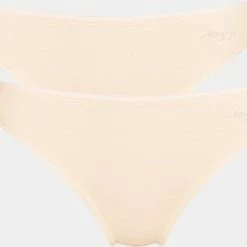 Groothandel 👏 Sloggi Dames Basic Tai GO Organische Slip 2-pack - Skin - L - Beige 🤩 -lingerie-dames-badmode Verkoop 550x425 1