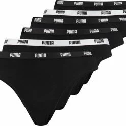 Hete verkoop ❤️ PUMA 👩 WOMEN E-COM STRING - Dames Onderbroek - 6-Pack - Maat L ⌛