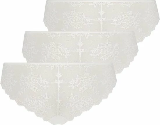 Hete verkoop π₯° Hunkemöller Brazilian Onderbroek 3-Pack Secrets Lace - Wit - Maat M π€© 4 Hete verkoop π₯° Hunkemöller Brazilian Onderbroek 3-Pack Secrets Lace - Wit - Maat M π€© - Afbeelding 2