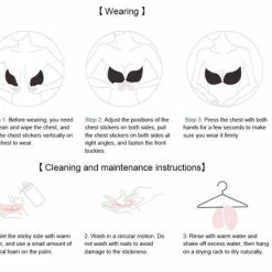 Nieuw 👏 Merkloos Plak BH /Onzichtbare Push Up Bh Zelfklevende / Beha Backless Strapless / Gel Sticky Solid -Cup-A /Zwart-Topkwaliteit 👏 -lingerie-dames-badmode Verkoop 550x432