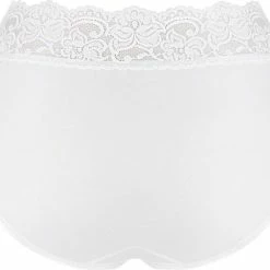 Nieuw 🤩 Sloggi Romance Dames Midi Slip Met Kant - Wit - Maat 38 🥰 -lingerie-dames-badmode Verkoop 550x439 10