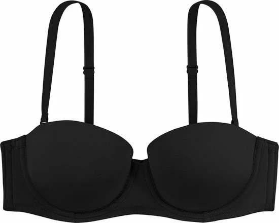 Flash-uitverkoop π Dorina Balconette BH - Strapless - Michelle - 85D - Zwart β¨ 3 Flash-uitverkoop π Dorina Balconette BH - Strapless - Michelle - 85D - Zwart β¨