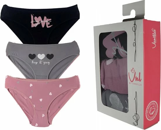 Beste Pirce β VANILLA – Dames Ondergoed, Dames Slip – 3 Pack - Egyptisch Katoen – Print: Multicolor – M - Bi3421 π₯° 4 Beste Pirce β VANILLA – Dames Ondergoed, Dames Slip – 3 Pack - Egyptisch Katoen – Print: Multicolor – M - Bi3421 π₯° - Afbeelding 2