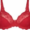 Begroting 🤩 Hunkemöller Dames Lingerie Niet-voorgevormde Beugel Bh Diva - Rood - Maat B75 👏