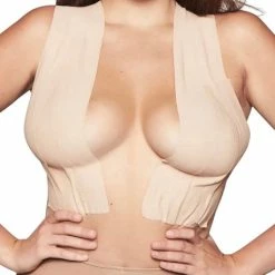 Hete verkoop 🤩 Merkloos House Of 5 Boob Tape - Boobtape - Inclusief Tepelplakkers - Tepelcovers - Borst Tape - Bodytape - Plak BH - Super Sticky - Nipple Covers - BH Tape - Bra Tape - Boob Lift - Bye Bra - 5 Meter - 10cm Breed - Beige 🛒