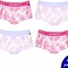 Groothandel 🔔 4-Pack O'Neill Dames Shorty Tie Dye Ondergoed 800792 - Paars / Roze - Maat S 😍