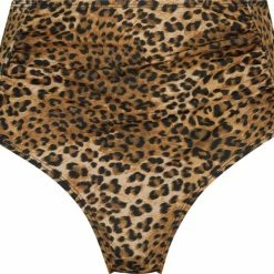 Nieuw ⭐ Hunkemöller Dames Badmode Hoog Cheeky 👙 Bikinibroekje Leopard - Bruin - Maat S 🛒