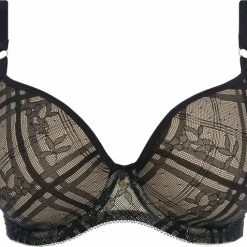 Flash-uitverkoop ⭐ FREYA Freya Fatale Mld Plunge T-shirt Dames Beha - Maat D85 🎁