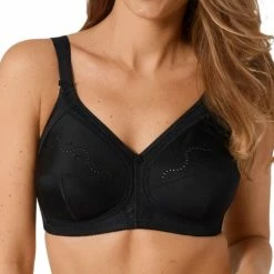 Korting 💯 Triumph Doreen+Cotton 01 N Beha - Zwart - Maat C100 ✔️ -lingerie-dames-badmode Verkoop 550x483