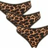 Beste Pirce 🛒 Merkloos 3-pack Dames String Met Animal Print - Maat M 👏 -lingerie-dames-badmode Verkoop 550x488 10