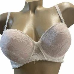 Groothandel 🥰 Merkloos Bh Setje Push Up 90B Wit/roze 💯 -lingerie-dames-badmode Verkoop 550x489 3