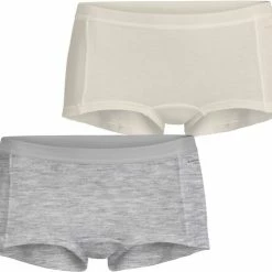 Korting 𧨠Björn Borg Bjorn Borg 2-pack Dames Boxershort - Core Mini - Creme/Grey - XXL π