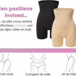 Beste deal ✨ Myshapez Elegance - Waist Shaper - Corrigerend Ondergoed Dames - Waist Trainer - Body Shaper - Beige - XL/XXL 🔔 -lingerie-dames-badmode Verkoop 550x502