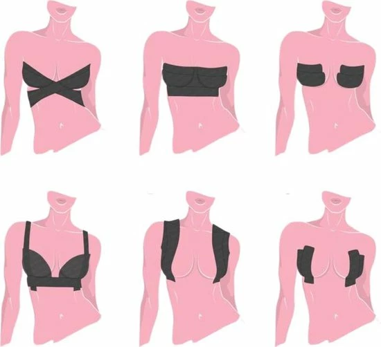 Beste Verkoop π Merkloos Plak BH - 4x Boob Tape - Fashion Tape - Strapless BH - BH - Inclusief 4 Boob Tape + 4 GRATIS Tepelcovers π€© 4 Beste Verkoop π Merkloos Plak BH - 4x Boob Tape - Fashion Tape - Strapless BH - BH - Inclusief 4 Boob Tape + 4 GRATIS Tepelcovers π€© - Afbeelding 2